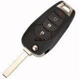 For Chevrolet 3/4 button flip remote key blank for Chevrolet Cruze Aveo 2014-2018