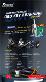 For Xhorse XM38  Universal Smart Key XSBMM0GL  for BMW Motorcycle Smart Key Support 8A Smart Key Type 4D 80 bit Key type
