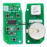 For Landrover keyless smart key 4+1 button 315MHZ with ID49 chip KOBJTF10A