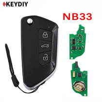 for VW Golf Style KEYDIY 3 Button Universal Remote Key NB-Series NB33 for KD900 KD-X2