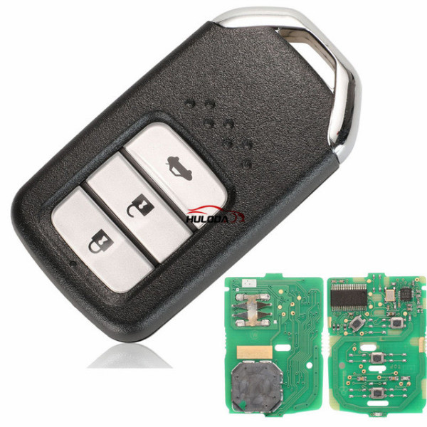 Car Remote Control Key For Honda 3 button Fit City Greiz Jazz XRV Venzel HRV CRV 433MHz ID47Chip KR5V2X Promixity Card