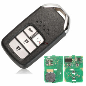 Car Remote Control Key For Honda 4 button Fit City Greiz Jazz XRV Venzel HRV CRV 433MHz ID47Chip KR5V2X Promixity Card