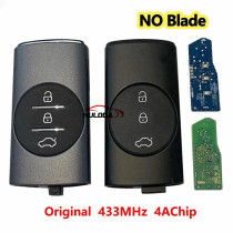 Original 3B Keyless Remote Car Key 4A Chip 433Mhz for Chery Tiggo 7 Plus 8 Plus Intelligent Smart Remote Key No blade