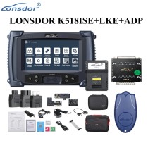 Lonsdor K518ISE K518 Programmer Plus LKE Smart Key Emulator 5 in 1 and Super ADP ADP-25 8A/4A Adapter for Toyota/Volvo/BMW