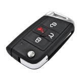 PN:5G6 959 752 BM 3+1 Button ASK315 MHz Smart Key For VW 2015-2019 Golf GTI/MQB AES / HU162 With Recess