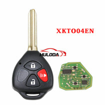 Xhorse VVDI Universal Remote Key  2 Buttons XKTO04EN Wired for Toyota Style