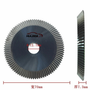 P551 Raise Double Fase Carbide Steel Key Cutter Saw Blade 70*7.3*12.7mm*90T For Key Machine 100D 100E 100E1 100F 100G