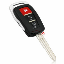 3 Button Remote Key Shell Case Fob Smart Car Key Housing Cover for Proton Uncut Right Blade 3 Button Remote Key Shell Case Fob Smart Car Key Housing Cover for Proton Uncut Right Blade