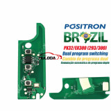 Brazil Positron Flex Chave Canivete ForFiat + Placa + Chip + Double Program PX32 293 EX300 330 360 AKBPCP066 