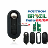Brazil Positron Flex Chave Canivete ForFiat + Placa + Chip + Double Program PX32 293 EX300 330 360 AKBPCP066 