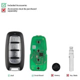 For Xhorse XM38  Universal Smart Key XSCH01EN  Chrysler  Smart Key 4D 8A 4A All in One with Key Shell