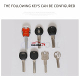 368A Vertical Key Cutter Defu Key Cutting Machine For Duplicating Security Keys Locksmith Tools Lock Pick Set 220V