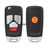 XHORSE VVDI for Audi Style Universal Flip Remote Key With 3+1 Button  Wireless XKAU02EN
