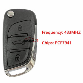 Original Flip Key For Citroen C4L Smart Remote Key With 433MHZ PCF7941 Chip Part No 160 936 5580 Auto Flip Key