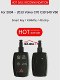 Original Smart Key FCCID 5WK49259 For 2004-2013 Volvo C70 C30 S40 V50 Remote Key Fob 434Mhz ID48 Chip