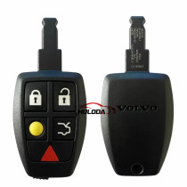 Original 5 Button Smart Key For Volvo S40/C30/C70 Keyless Entry Remote FCCID LTQV0315TX 315Mhz ASK ID48 Chip
