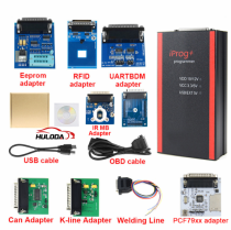2022 IPROG Pro V87 Full Set ECU Key Programmer Iprog+ Eeprom IMMO Car Radio Airbag Reset Dashboard Kilometer DIGIPROG 3 Carprog