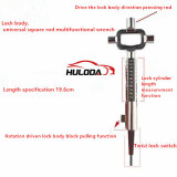 Universal Lock King Dismantling Door Lock Auxiliary Lock Body Special Driving Tool Locksmith's Supplies Measurement of Lock Cylinder Wrench Length Ruler