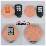 Cartoon car key protection case, suitable for Honda, Toyota, and other cute lightning dragon cat claw key cases