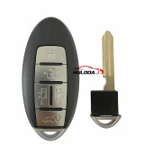 For QUES 5 button  315MHz 46 Chip T 2014 Smart Remote Key FCC 285E3-1JB5A With Logo