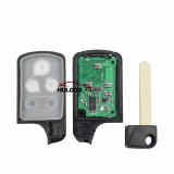 For 2 button key Honda Accord CRV VIII Civic Odyssey car remote control car key 313.8mhz id46-pcf7953 chip
