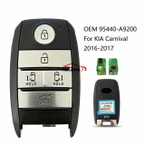 For KIA Carnival  5 button Genuine 95440-A9200 2016-2017 OEM Smart Remote Key FOB 5 buttons 433 MHz HITAG 3 chip FCC SVI-YPFGE05