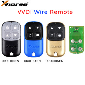 Xhorse VVDI Universal Wire Remote Key XKXH03EN XKXH04EN XKXH05EN Garage Door Control 4 Button