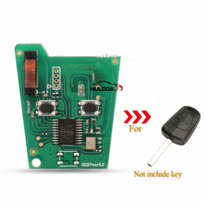 For Opel 2 Button 434Mhz ID46 PCF7941Chip Remote Car Key Circuit Board   Vauxhall Corsa D 2007-2012 Astra H 2004-2009