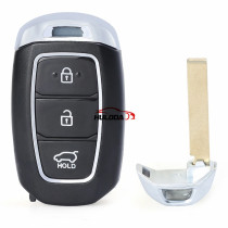 For Hyundai 3 button remote key blank