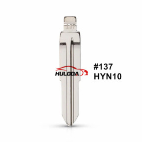 137# HYN10 For Hyundai type Ssangyong type Flip car key blade for KD remote VVDI XHorse Remote