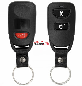 For Hyundai 2+1 button remote key blank with batter place without logo