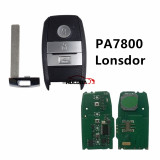 PA7800 For Lonsdor Kia remoete key， PCB can use KH100/K518 machine to adjust the model and frequency