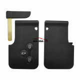 For Renault Megane keyless go 3 button remote key with PCF 7942A chip-434mhz