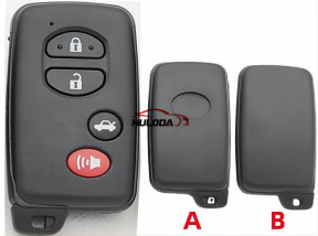 For Toyota 3+1 button remote key shell with truck (round button)