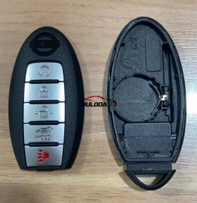 Foir Nissan 4+1 button  SUV keyless key shell with logo