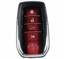 For Toyota Fortuner Prado Camry Rav4 Highlander Crown Smart  Keyless Case Housing 4 Buttons SUV Remote Key Fob Shell