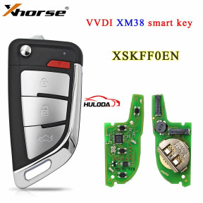 For Xhorse XM38  Universal Smart Key XSKFF0EN  for BMW Motorcycle Smart Key Support 8A Smart Key Type 4D 80 bit Key type