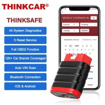 THINKCAR THINKSAFE Bluetooth OBD2 Automotive Scanner All System All Makes Free 5 Resets OBD 2 Car Diagnostic Tools PK Thinkdiag