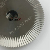 For Rise 0011BC.C tungsten steel angle knife 70*7.3*12.7*90T dragon knife horizontal key machine blade