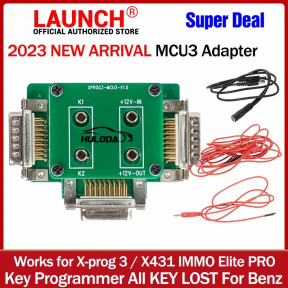 Launch X431 MCU3 Adapter for X431 IMMO Elite Pro X-PROG3 Work for Mercedes All Keys Lost and ECU TCU Reading