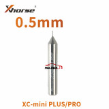 VVDI XC-mini PLUS/PRO 0.5mm/1.0mm/2.5mm/3.5mm/4.5mm/6.0mm/6.5mm CNC machine key machine milling cutter accessories