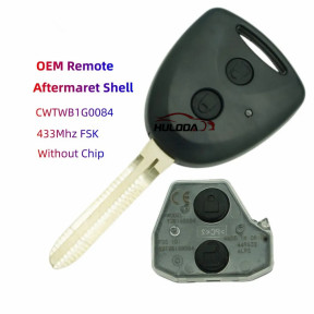 FCC ID:CWTWB1G0084 OEM Remote Control 433Mhz FSK 2 Buttons for 2016-2018 AVANZA Remote Car Key FOB With Logo