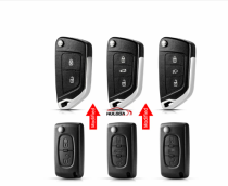 CE0523/CE0536 Modified Car Key Case For Peugeot 306 407 Partner For Citroen C2 C4 C5 C6 C8 Berlingo Picasso
