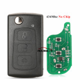 For Great Wall Haval Hover H3 H5 3 Buttons Original Factory Keys Fob 434Mhz ID48 Flip Remote Key