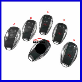 For Bentley Bentayga  3/4 Buttons Replacement Smart Prox Remote Car Key Shell 