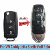 Superkey Modify For Lamborghini Style Keyless Smart Car Key Shell Case For 2011 2013 VW Caddy Jetta Beetle Golf Polo 5K0837202AJ