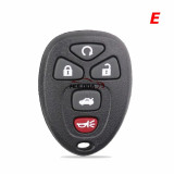 315Mhz OUC60270 5/6 Buttons Remote Control Keyless Entry Car Key Fob for Buick Chevrolet Cadillac GMC Saturn (no Chip)