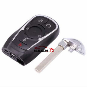 For Buick 4+1 button keyless remote key blank for Buick Excelle GT GL8ES GL6 Enclave 17-18 models