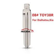 08# TOY38R For  Daihatsu Kia type Flip car key blade for KD remote VVDI XHorse Remote