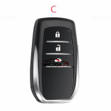 2/3/4 Buttons RemoteKey Shell For Toyota Fortuner Prado Camry Rav4 Highlander CrownFob Smart Key Keyless Case